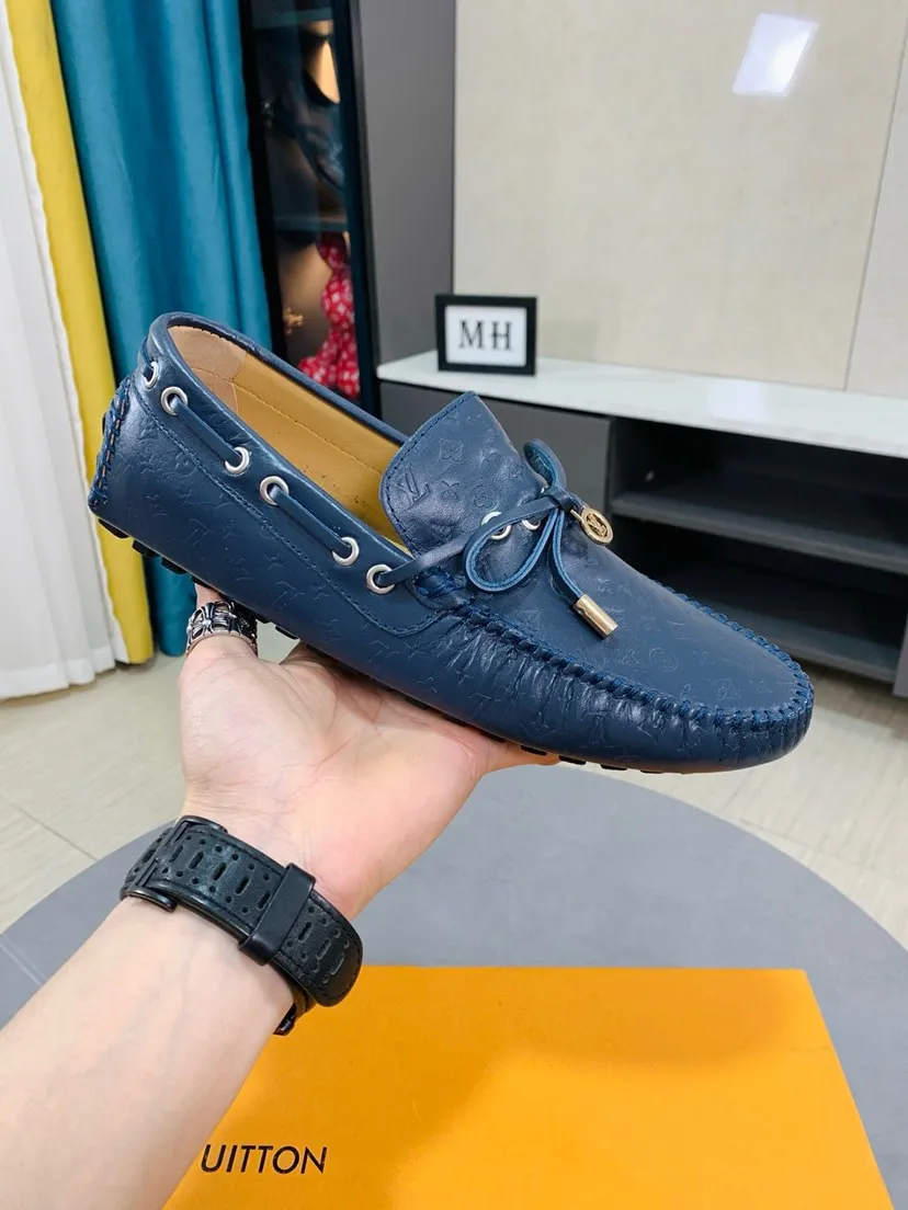 Men's men's shoes 💰458🌹🌹 Comes with full packaging [Louis Vuitton] LV Doudou shoe series, the leather materials used are all imported cowhide embossed 🐂The design is luxurious and elegant, perfectly interpreting the brand's luxury style 💪The upper is made of cowhide with imported genuine leather lining, it depends on the quality✅, code number: 38-44
